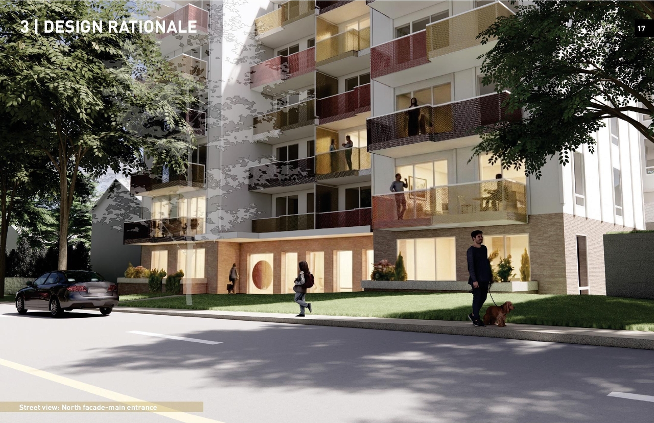Rendering of building from page 16 of the file 'Application booklet'