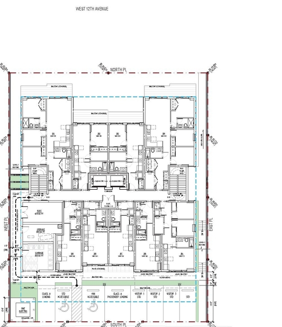 Floor plan for project from page 32 of the file 'Application booklet'