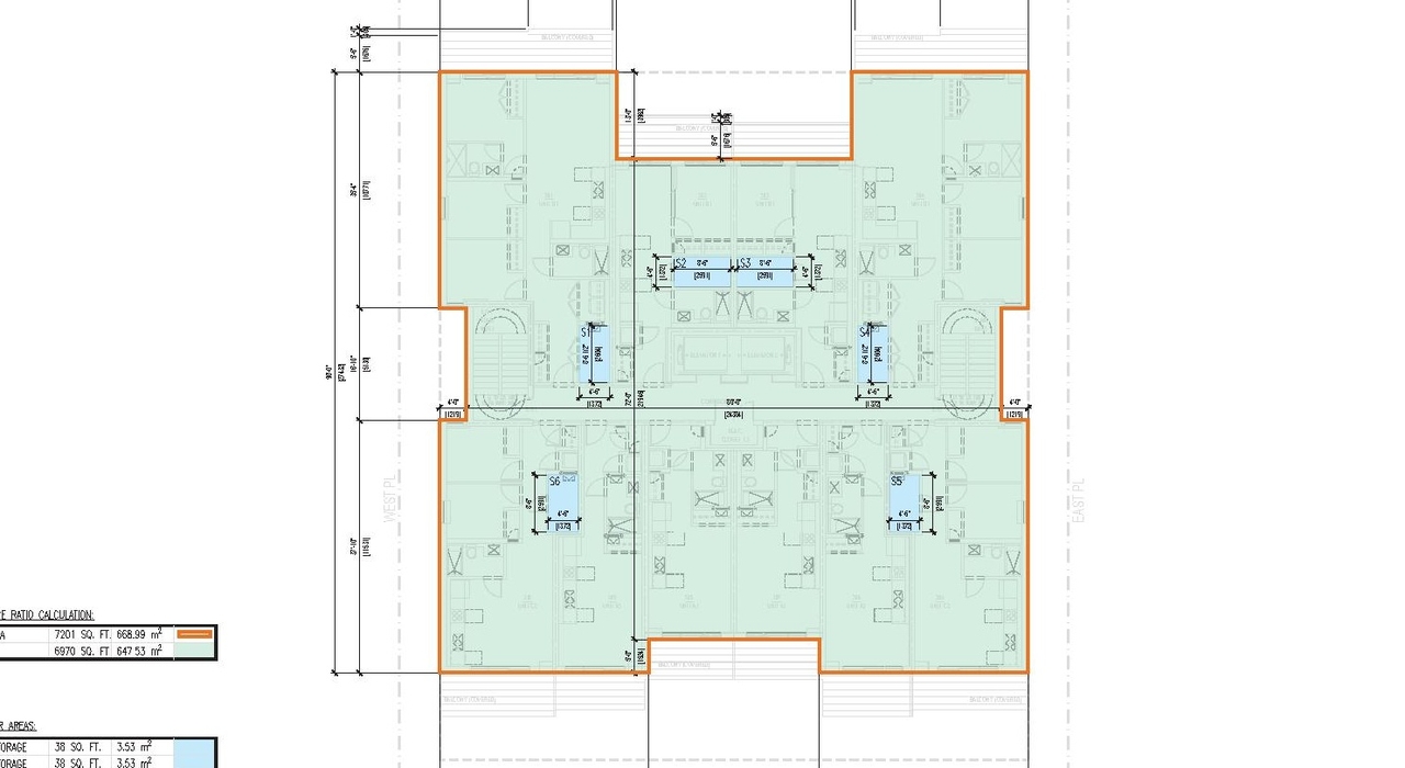 Floor plan for project from page 43 of the file 'Application booklet'