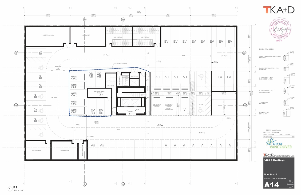 Construction site plan for project from page 10 of the file 'Application booklet'