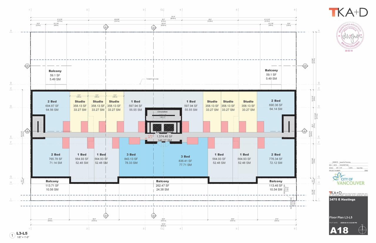 Construction site plan for project from page 14 of the file 'Application booklet'