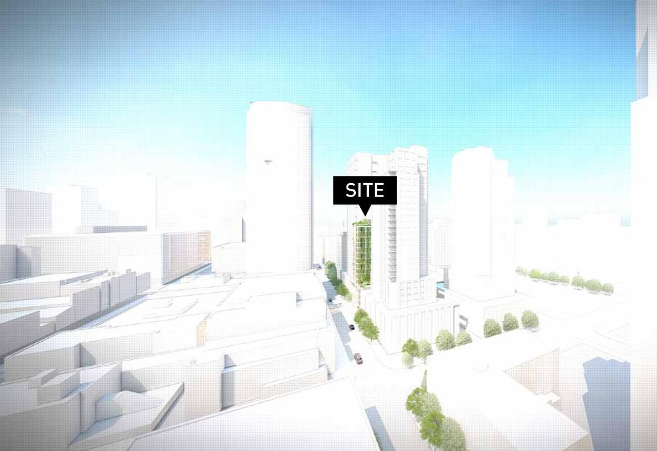 Rendering of building from page 107 of the file 'Application booklet'