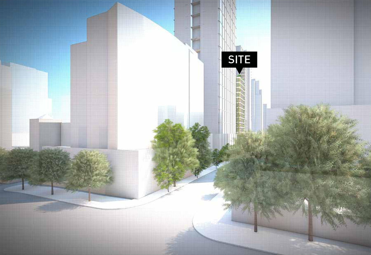 Rendering of building from page 107 of the file 'Application booklet'