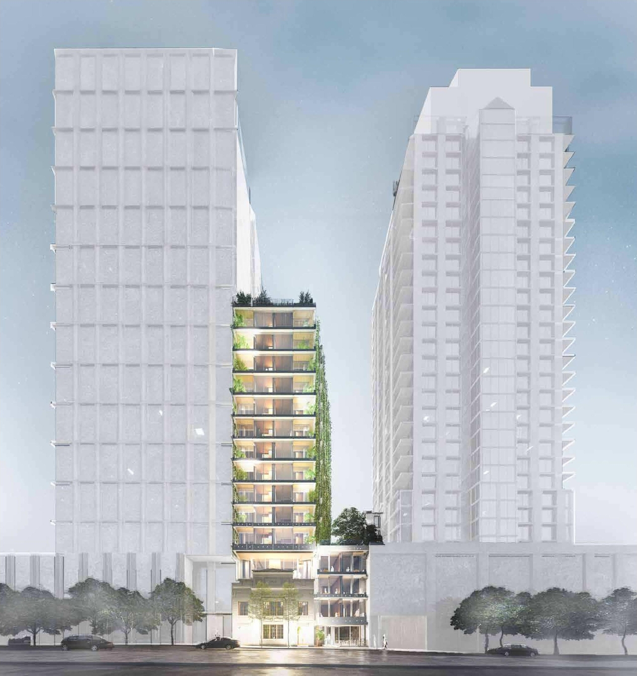 Rendering of building from page 109 of the file 'Application booklet'