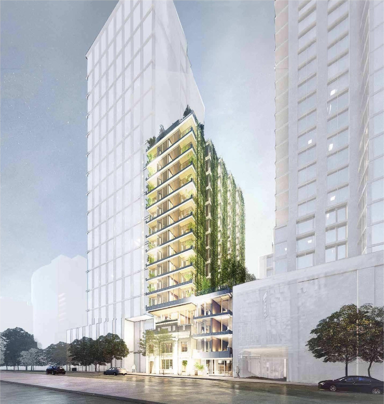 Rendering of building from page 110 of the file 'Application booklet'