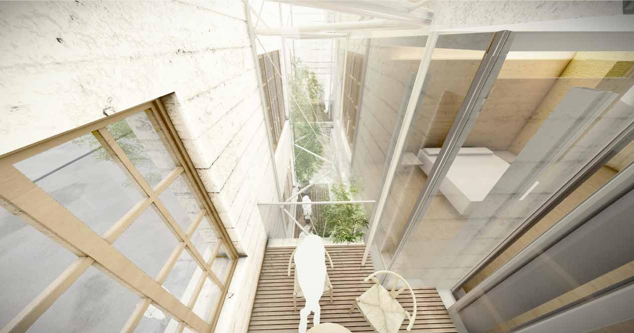 Rendering of building from page 113 of the file 'Application booklet'