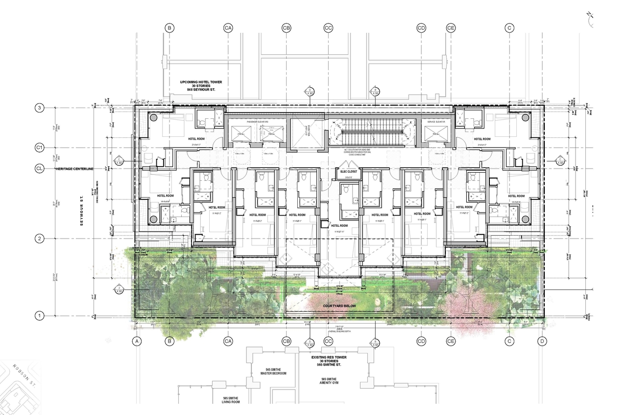 Floor plan for project from page 127 of the file 'Application booklet'