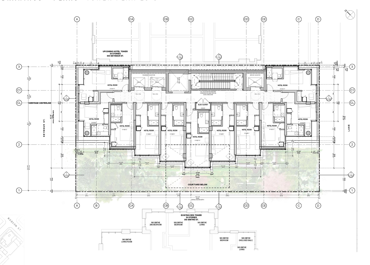 Floor plan for project from page 128 of the file 'Application booklet'