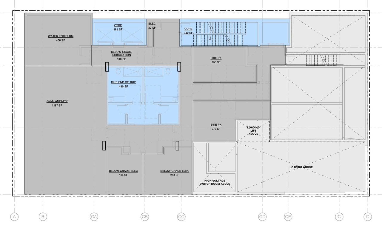 Floor plan for project from page 139 of the file 'Application booklet'