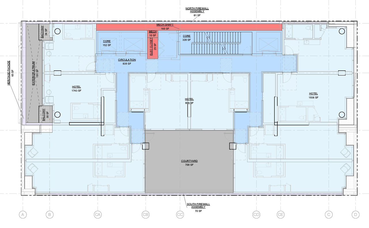 Construction site plan for project from page 142 of the file 'Application booklet'