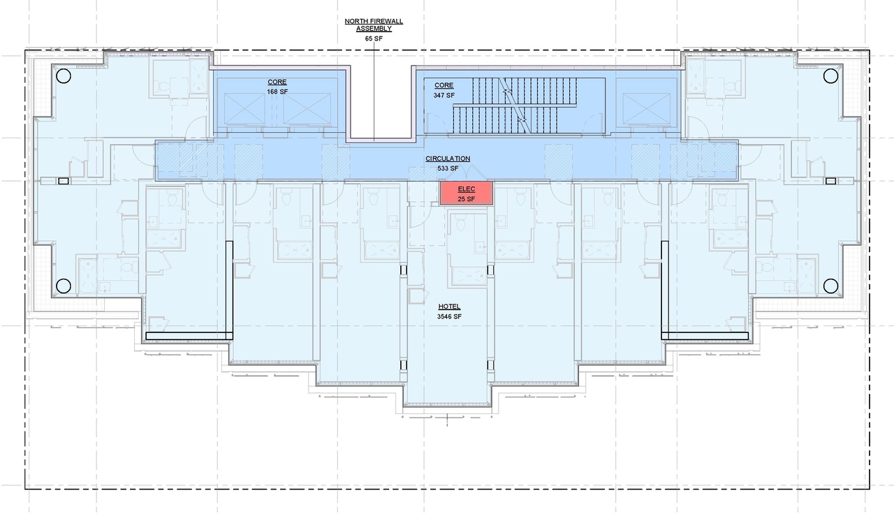 Construction site plan for project from page 144 of the file 'Application booklet'