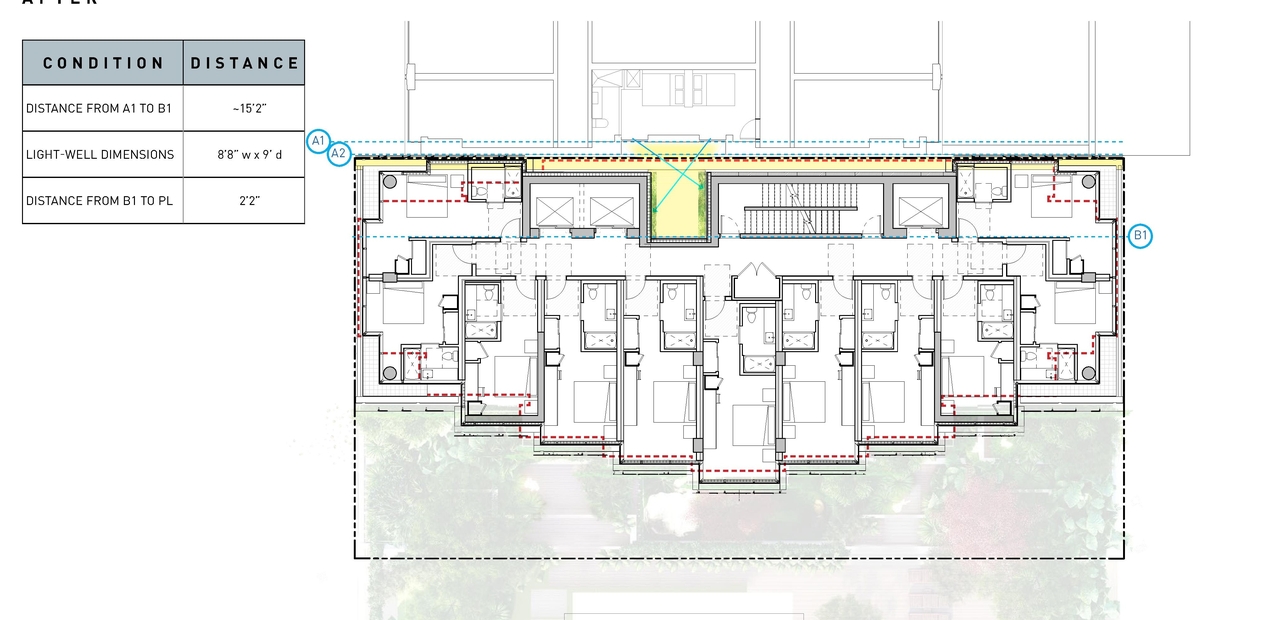 Floor plan for project from page 35 of the file 'Application booklet'