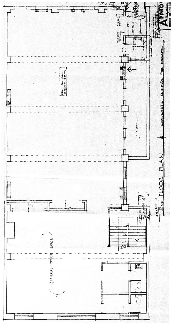 Floor plan for project from page 76 of the file 'Application booklet'