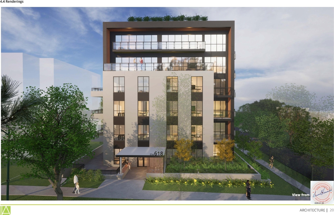 Rendering of building from page 20 of the file 'Application booklet'