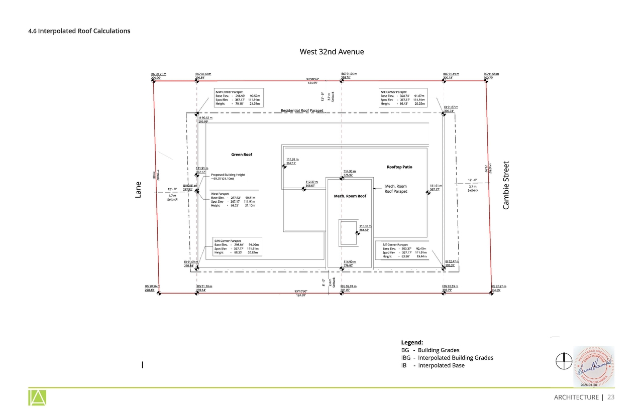 Floor plan for project from page 23 of the file 'Application booklet'