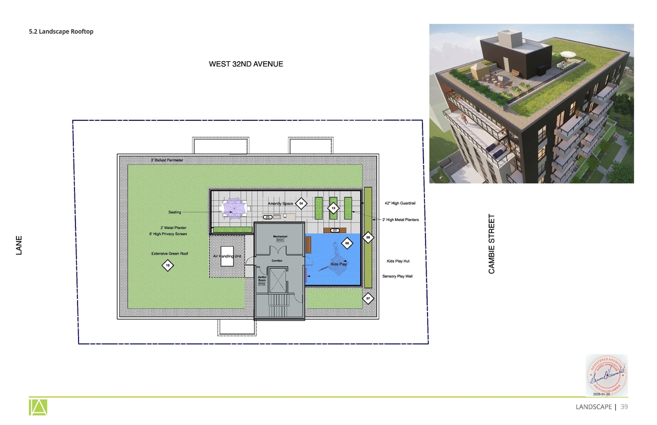 Floor plan for project from page 39 of the file 'Application booklet'
