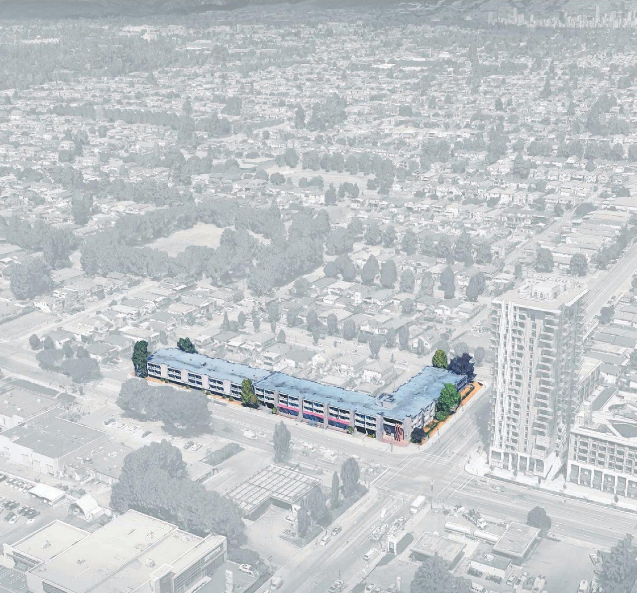 Rendering of building from page 10 of the file 'Application booklet'