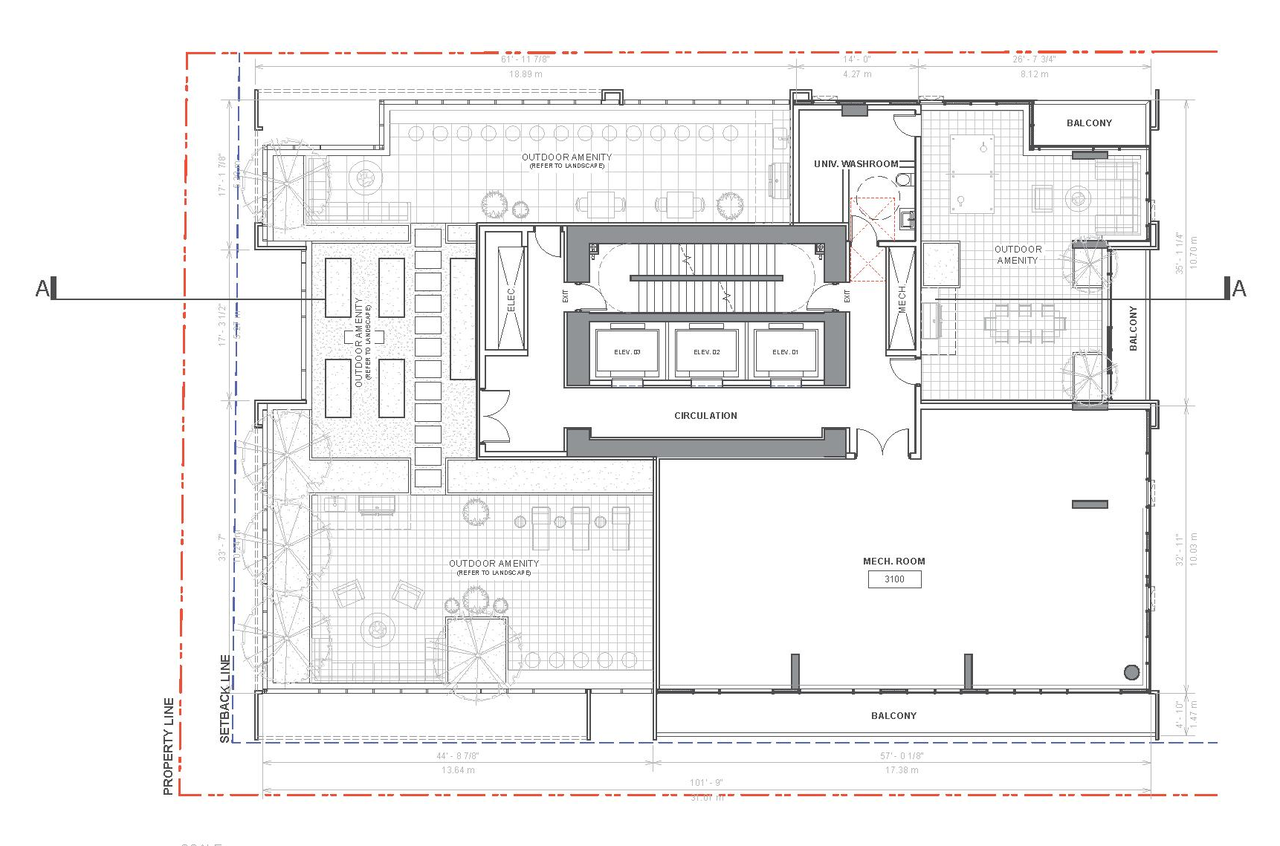 Floor plan for project from page 85 of the file 'Application booklet'