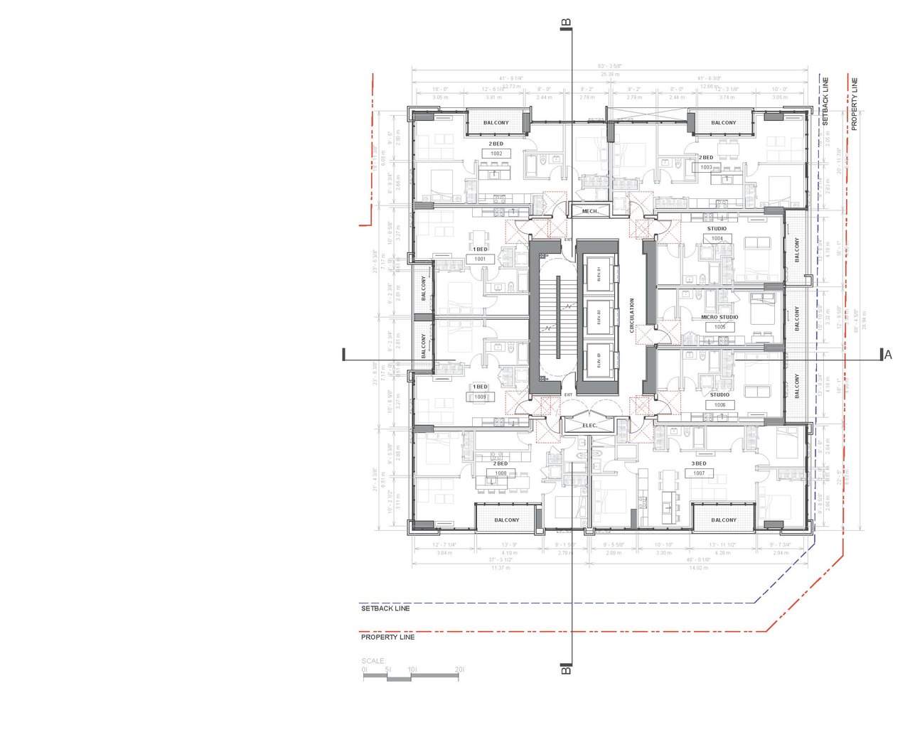 Floor plan for project from page 88 of the file 'Application booklet'