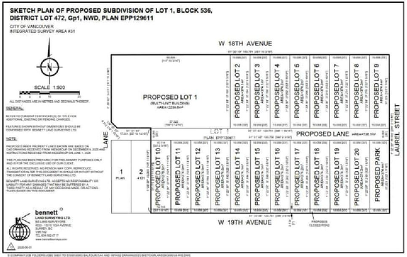 Construction site plan for project from page 38 of the file 'Report'