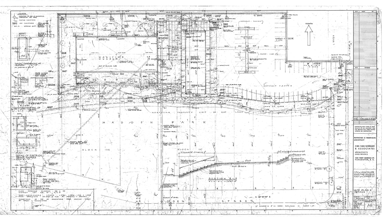 Construction site plan for project from page 11 of the file 'Application booklet'