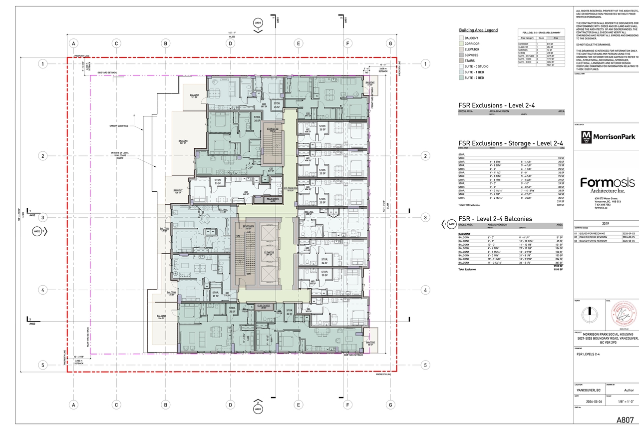 Construction site plan for project from page 30 of the file 'Architectural drawings'