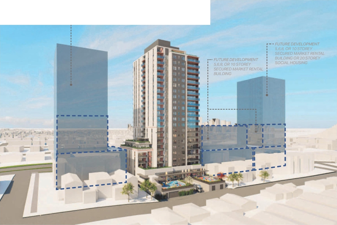 Rendering of building from page 28 of the file 'Application booklet'