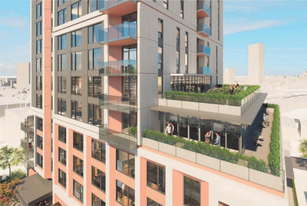 Rendering of building from page 37 of the file 'Application booklet'