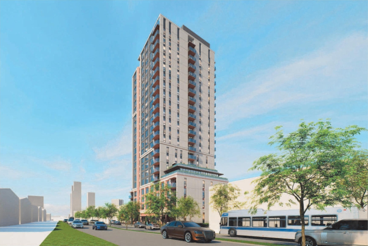 Rendering of building from page 38 of the file 'Application booklet'
