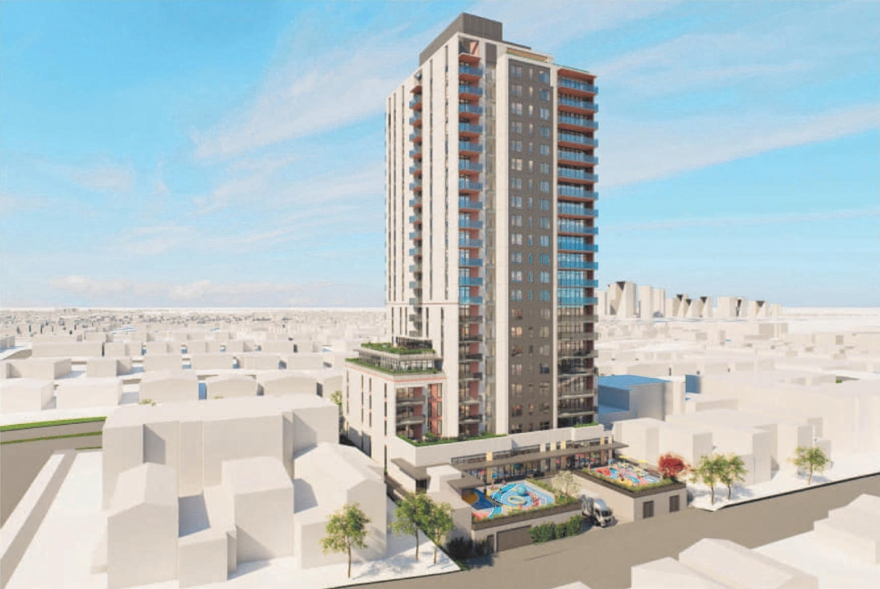 Rendering of building from page 39 of the file 'Application booklet'