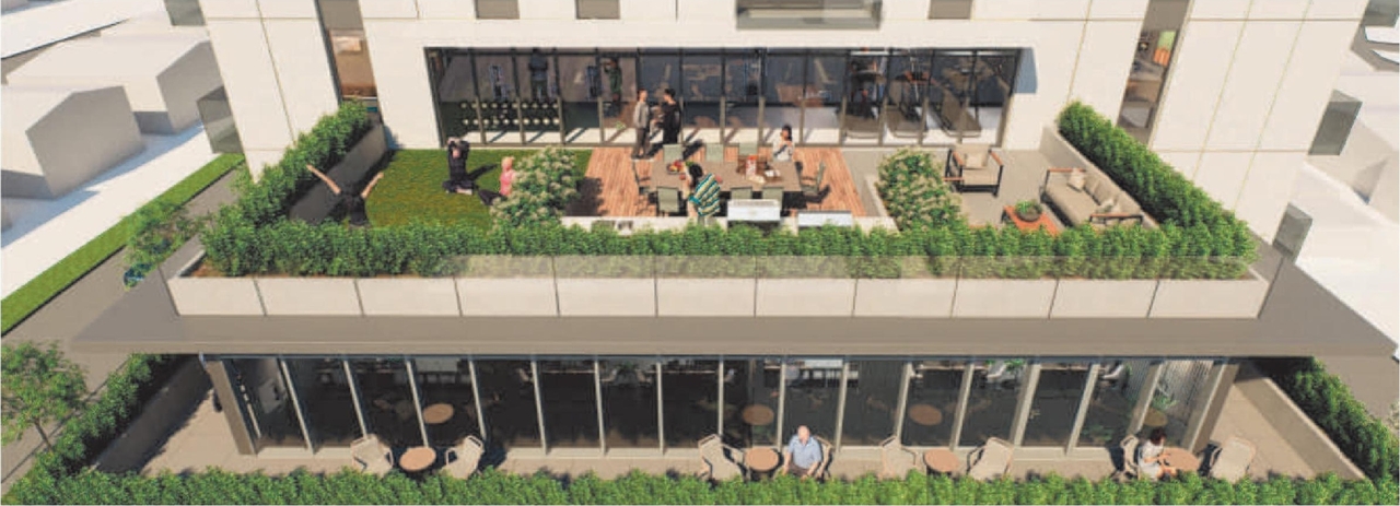 Rendering of building from page 47 of the file 'Application booklet'
