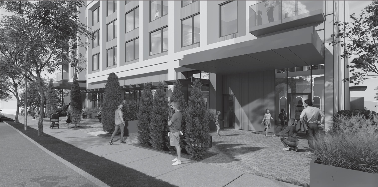 Rendering of building from page 89 of the file 'Application booklet'