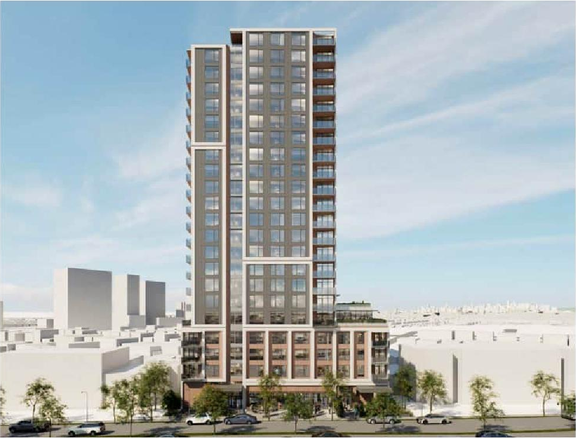 Rendering of building from page 5 of the file 'Report'