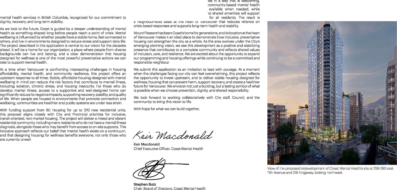 Rendering of building from page 4 of the file 'Application booklet'