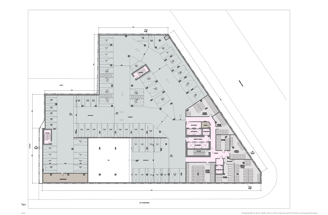 Floor plan for project from page 70 of the file 'Application booklet'
