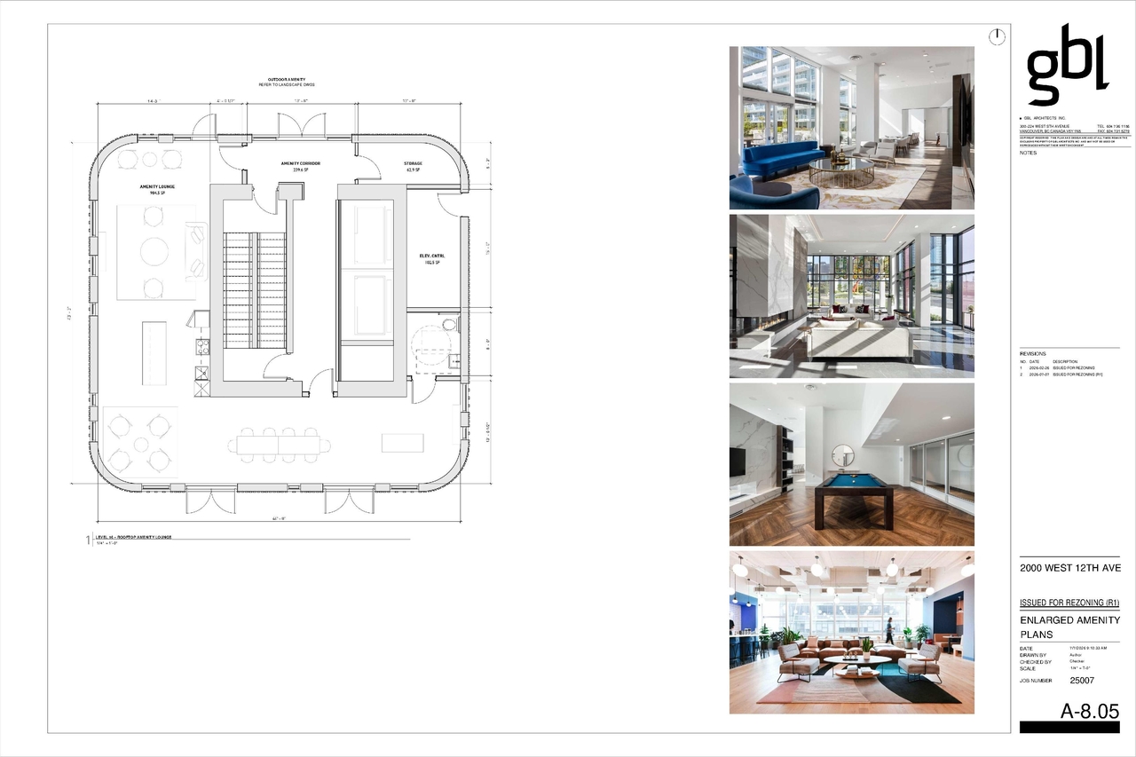 Floor plan for project from page 83 of the file 'Application booklet'