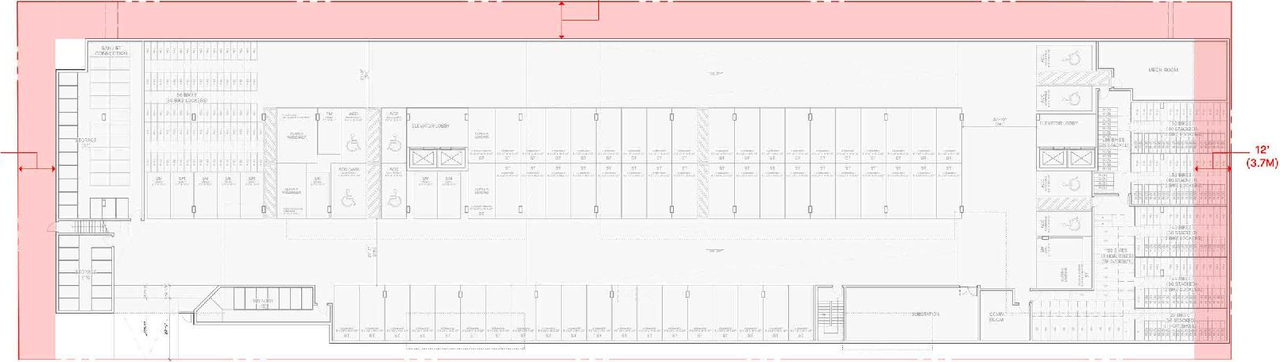 Floor plan for project from page 20 of the file 'Application booklet'