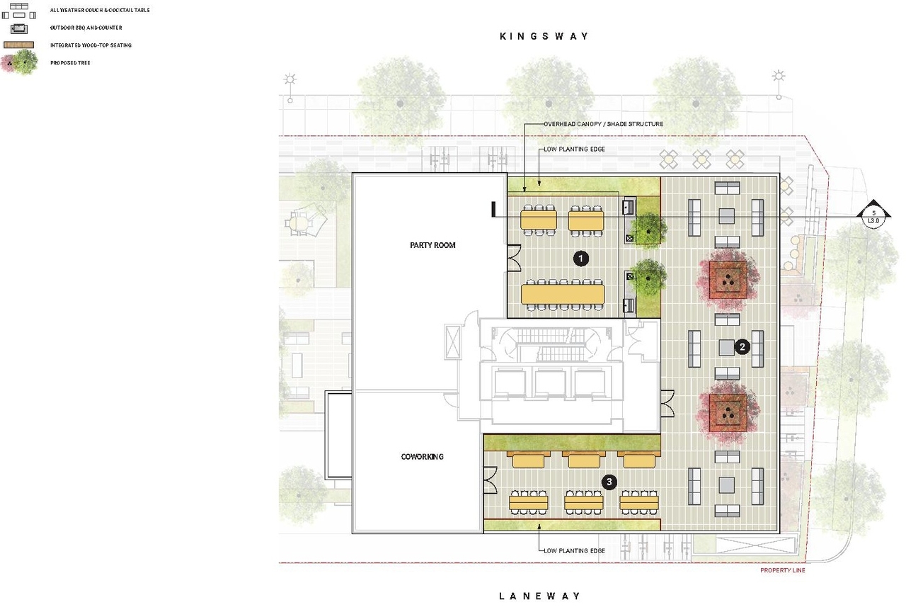 Floor plan for project from page 102 of the file 'Application booklet'
