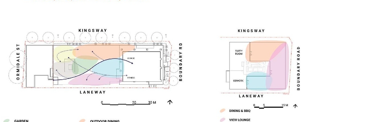 Floor plan for project from page 37 of the file 'Application booklet'