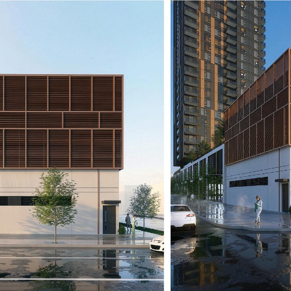 Rendering of building from page 45 of the file 'Application booklet'