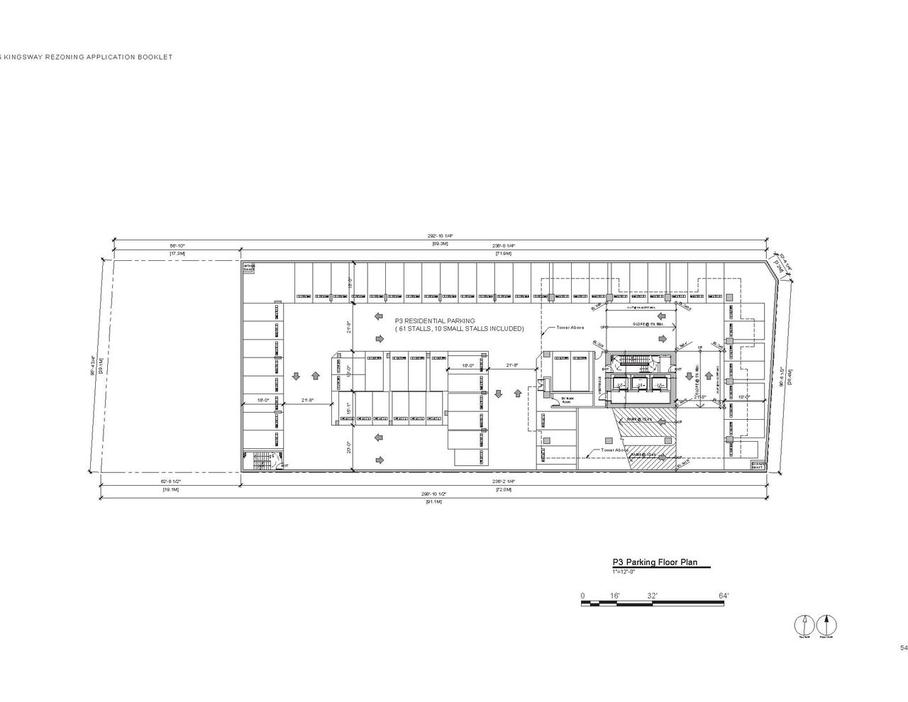 Floor plan for project from page 54 of the file 'Application booklet'