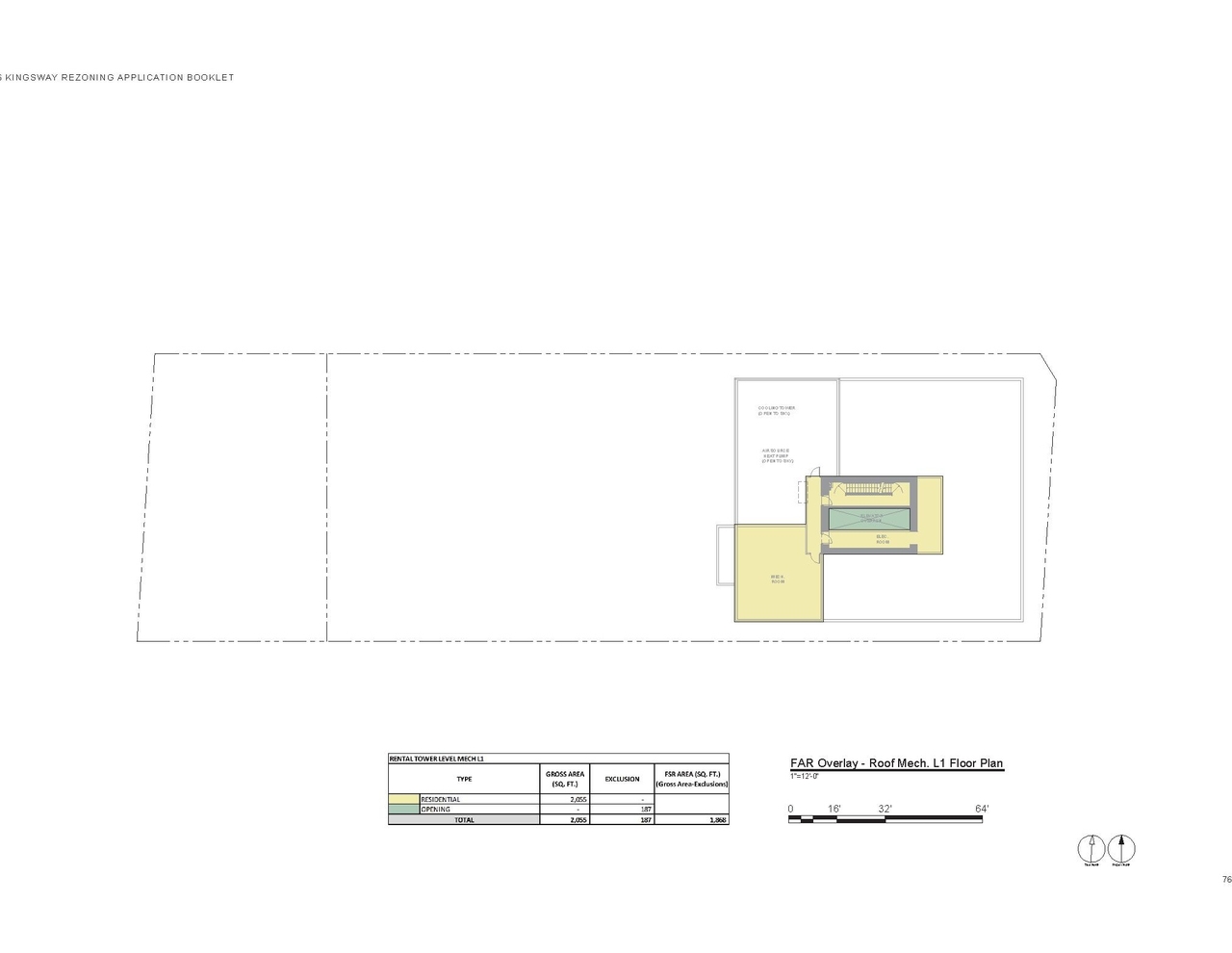 Floor plan for project from page 76 of the file 'Application booklet'