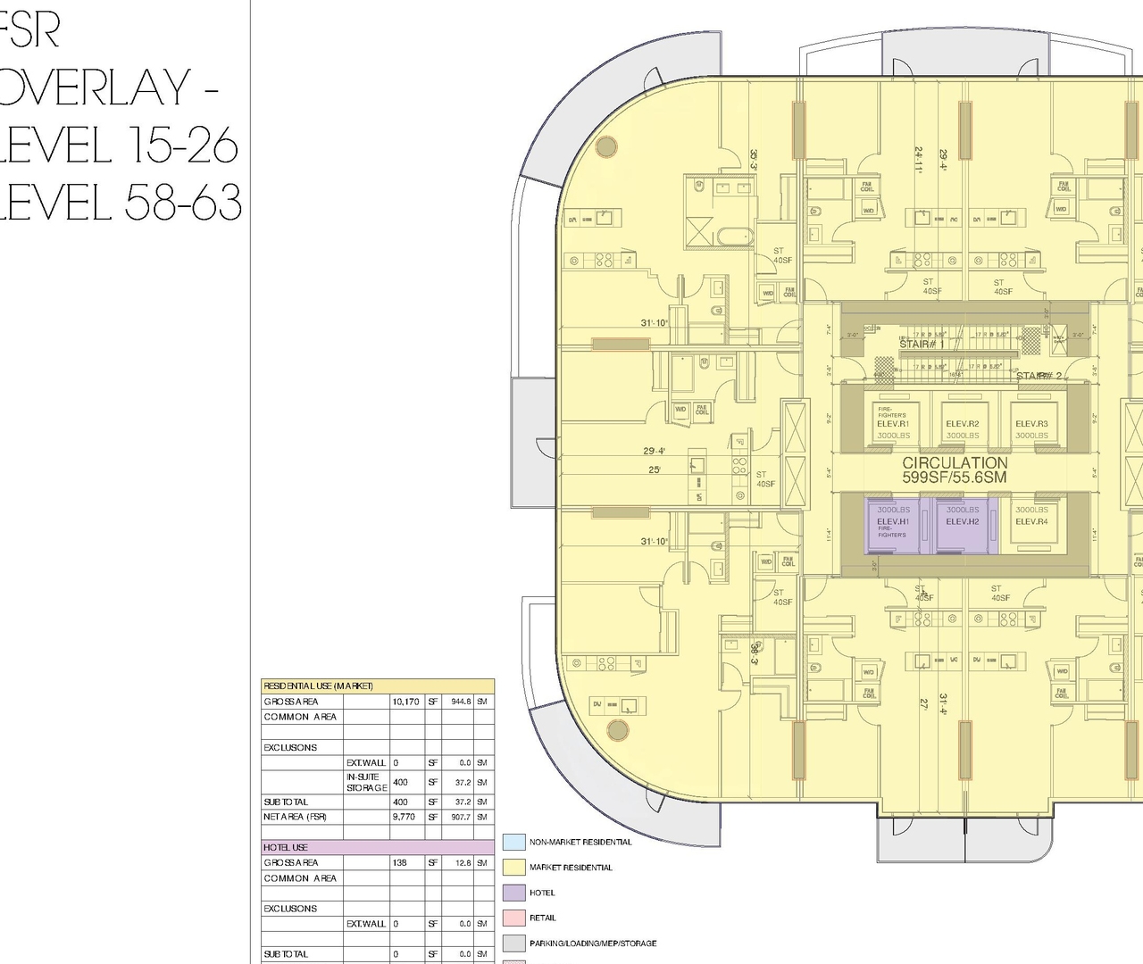 Floor plan for project from page 105 of the file 'Application booklet'