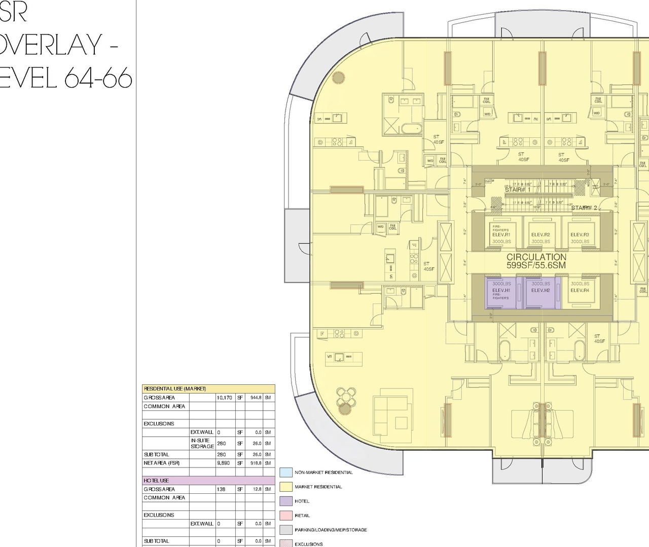 Floor plan for project from page 107 of the file 'Application booklet'