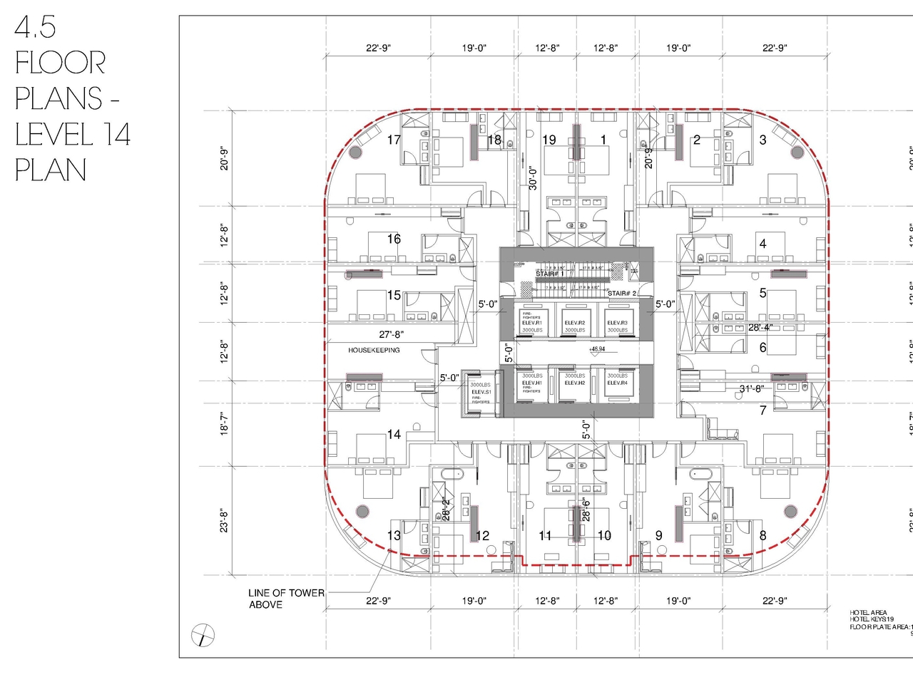Floor plan for project from page 49 of the file 'Application booklet'