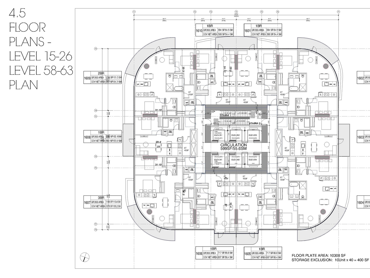 Floor plan for project from page 50 of the file 'Application booklet'