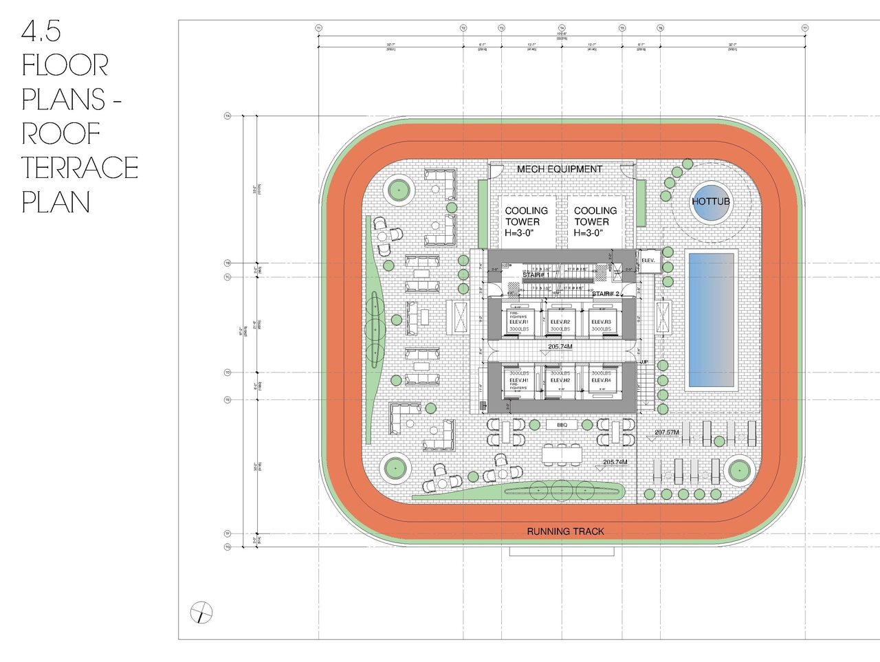 Floor plan for project from page 54 of the file 'Application booklet'