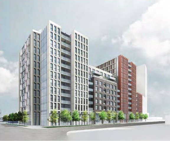 Rendering of building from page 21 of the file 'Application booklet'