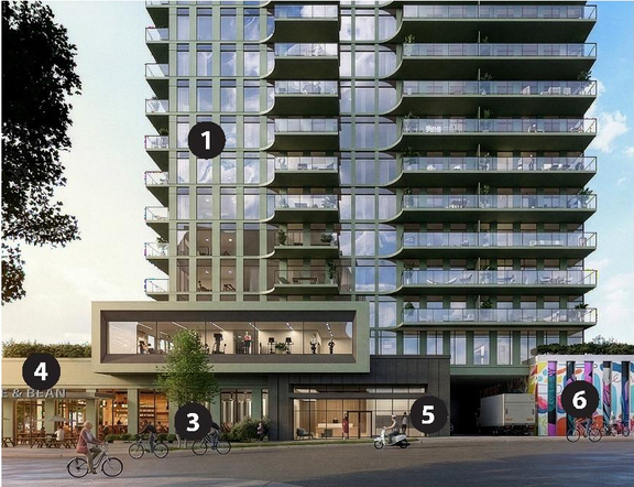 Rendering of building from page 48 of the file 'Application booklet'