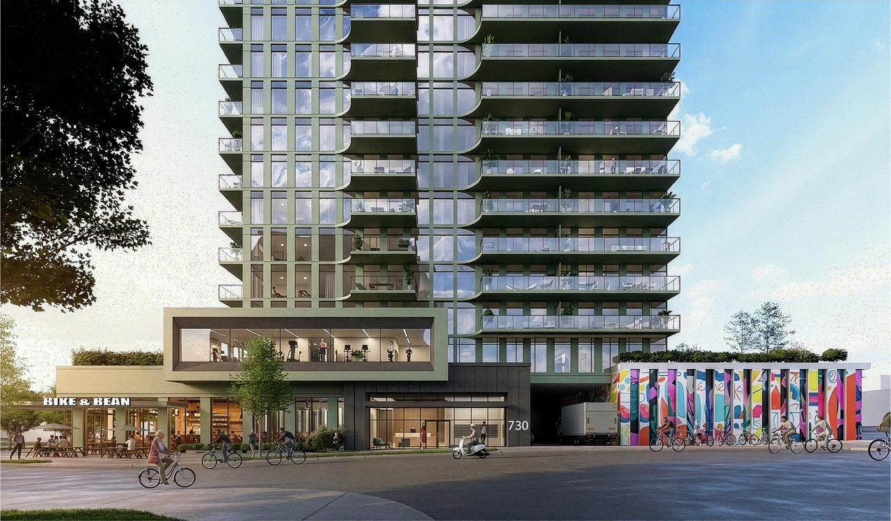 Rendering of building from page 55 of the file 'Application booklet'